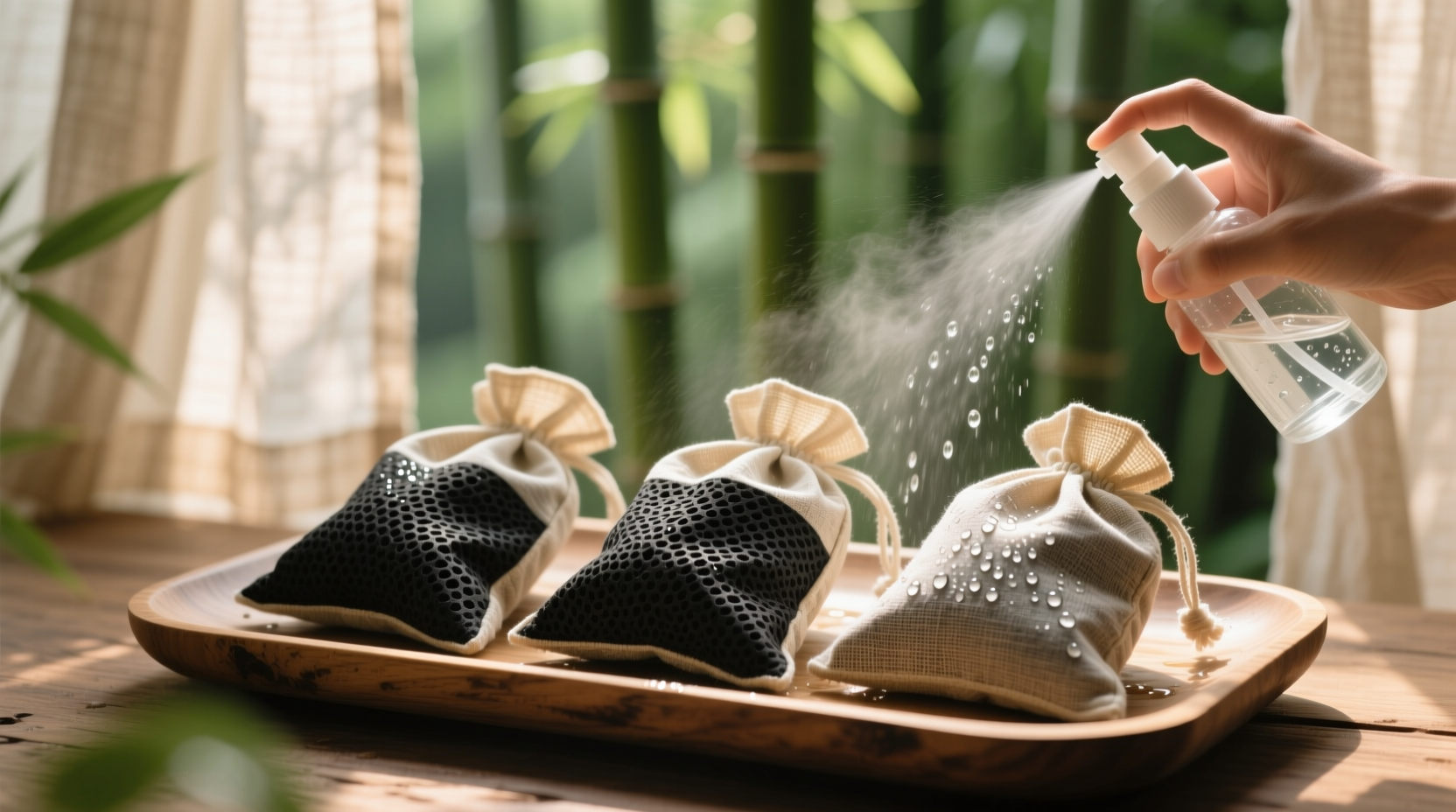 bamboo charcoal bag cleaning safe effective method