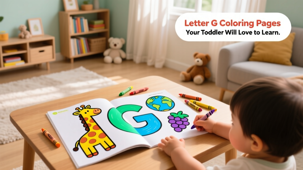 Letter G Coloring Pages Your Toddler Will Love: Fun, Educational Printables That Build Early Literacy Skills