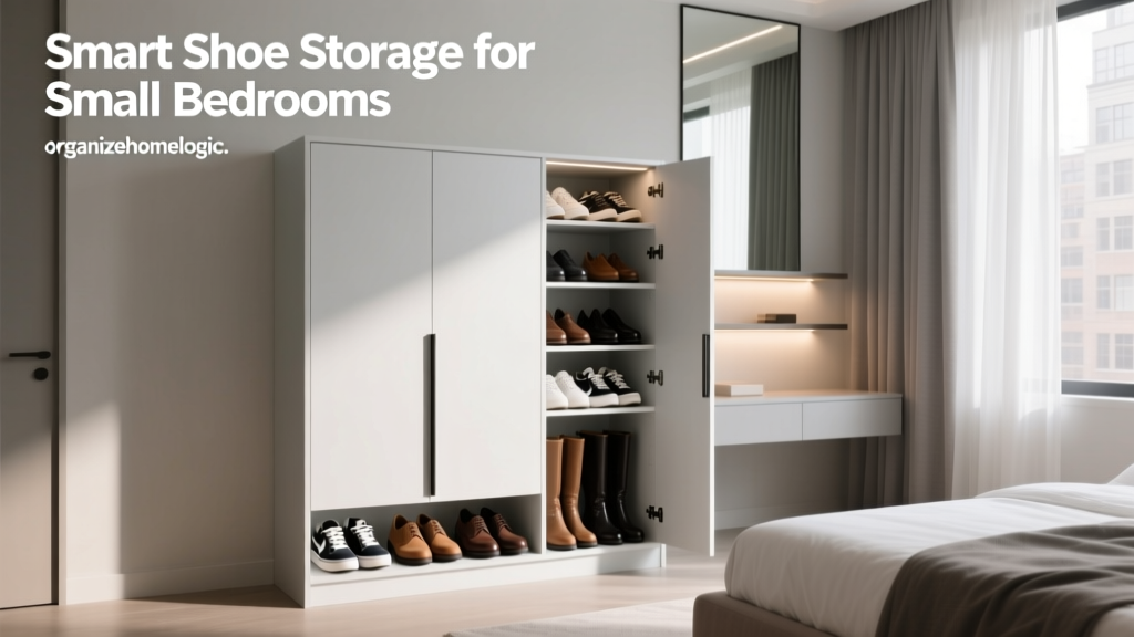 Smart Shoe Storage for Small Bedrooms