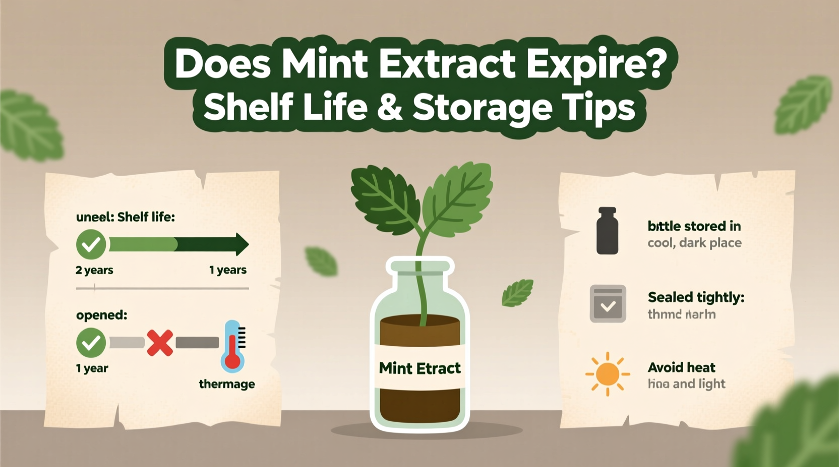 How Long Does Mint Extract Last? | TheHomeSprouts