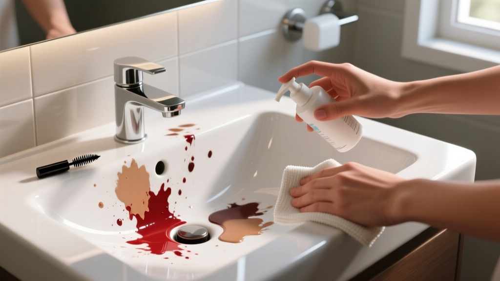 How to Get Makeup Out of Bathroom Sink: Proven Guide