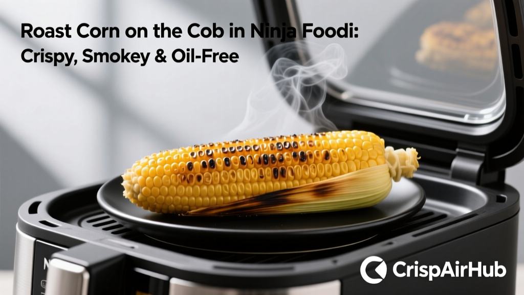 Roast Corn in Ninja Foodi: Crispy, Smoky & Oil-Free