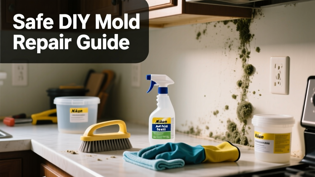 Fixing Mold on Kitchen Walls: Safe DIY Repair Guide