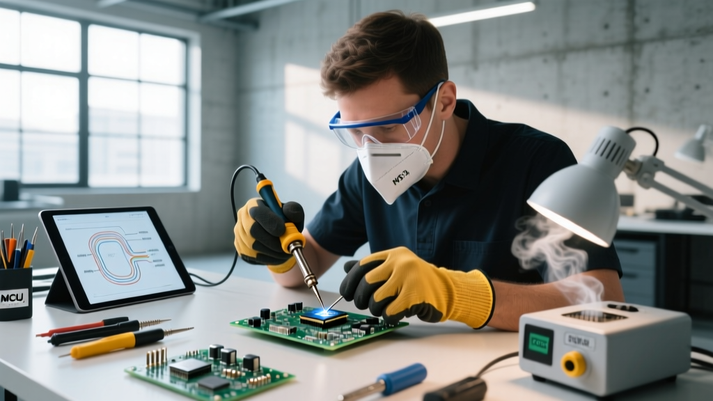 Soldering With Lead Safely: Fume Extraction & PPE Best Practices