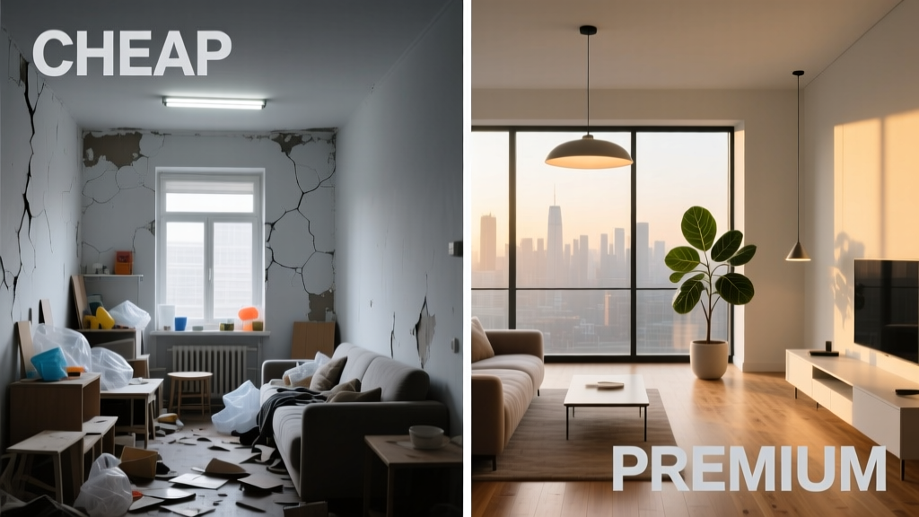 Cheap vs Premium Space: How Strategic Square Footage Decisions Shape Kitchen Function, Value, and Daily Life