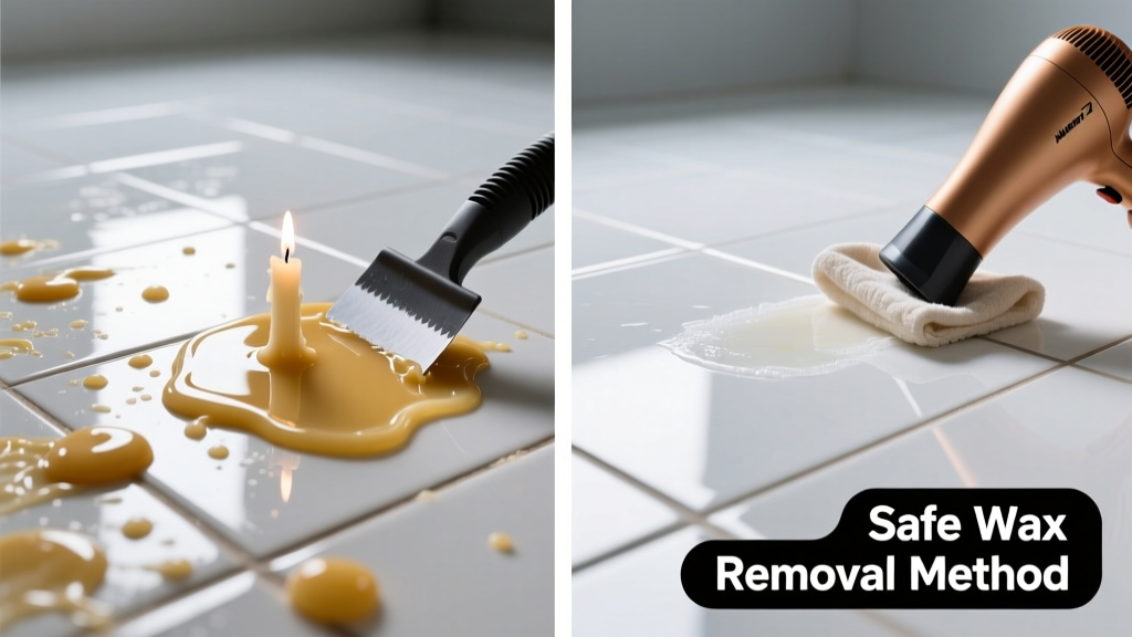 How to Remove Candle Wax from Tile Floors Safely