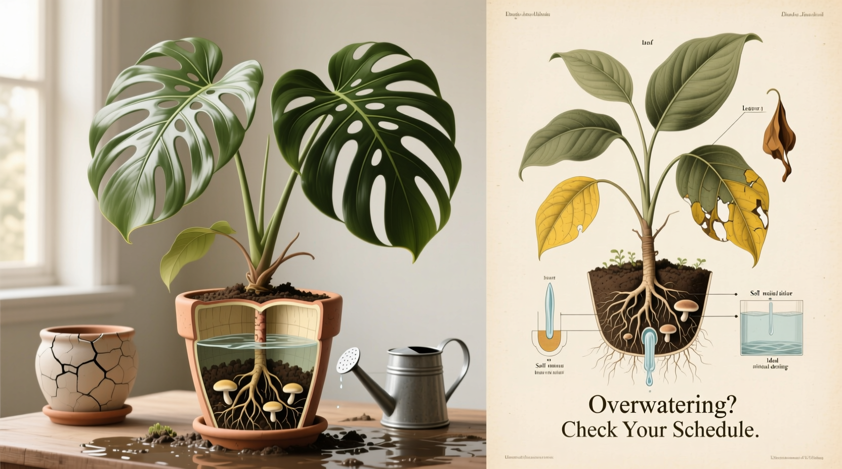 why is my houseplant dropping leaves and what your watering schedule might be missing