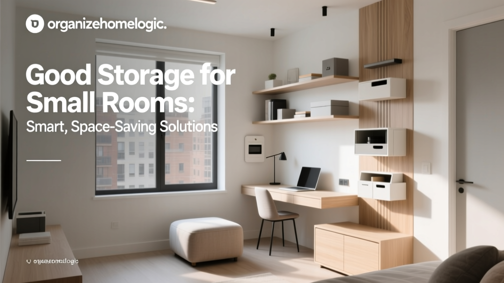 Good Storage for Small Rooms: Smart, Space-Saving Solutions