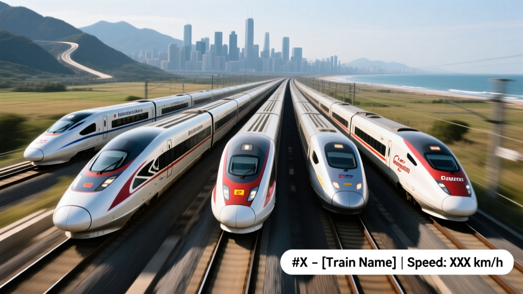 The 10 Fastest Trains in the World: Speed, Technology, and Real-World Performance