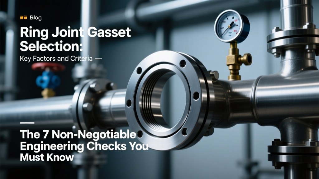 Ring Joint Gasket Selection: 7 Non-Negotiable Checks