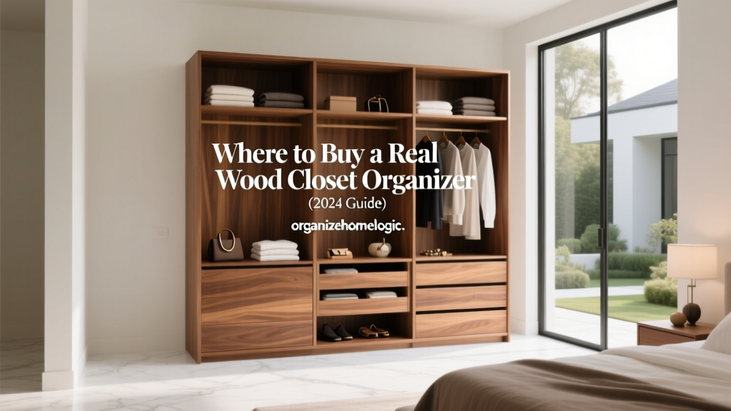Where to Buy a Real Wood Closet Organizer (2024 Guide)