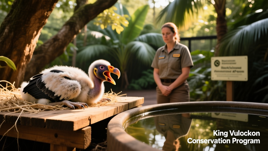 Bronx Zoo Welcomes First King Vulture Chick to Be Born There in Three Decades