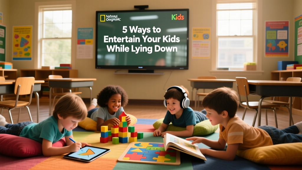 5 Evidence-Based Ways to Entertain Your Kids While Lying Down — No Screen Time Required