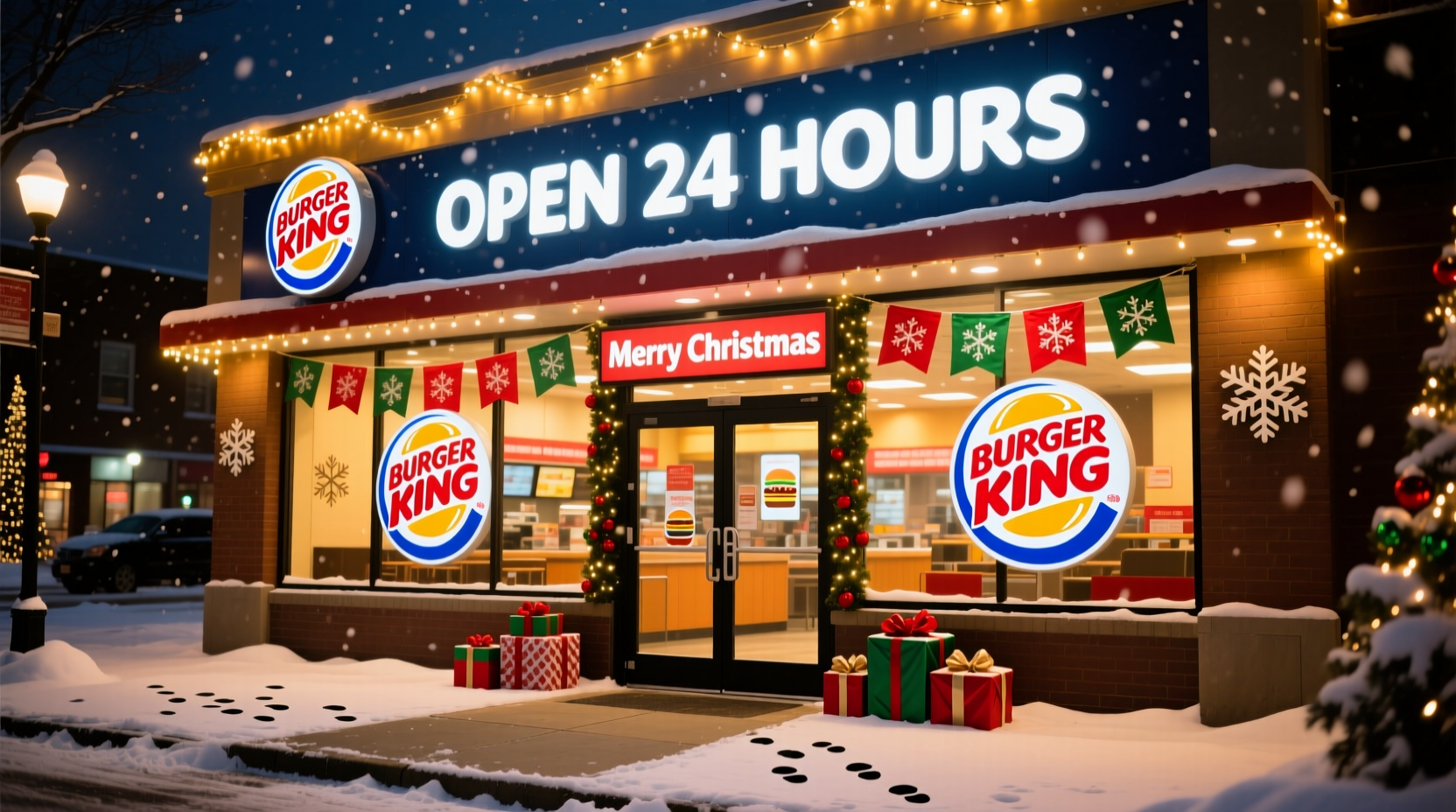 is burger king open on christmas