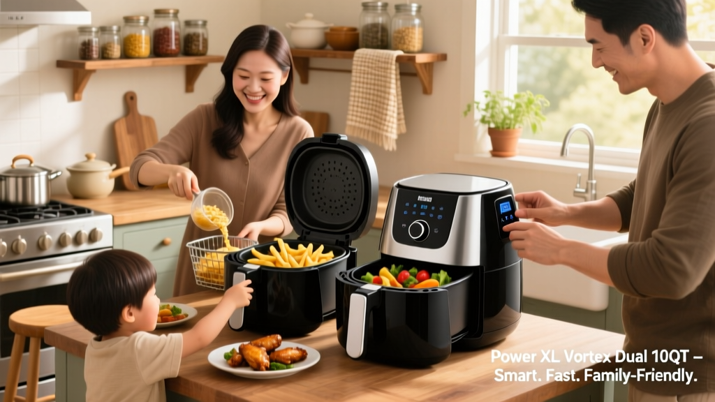 Power XL Vortex Dual 10QT Features Explained