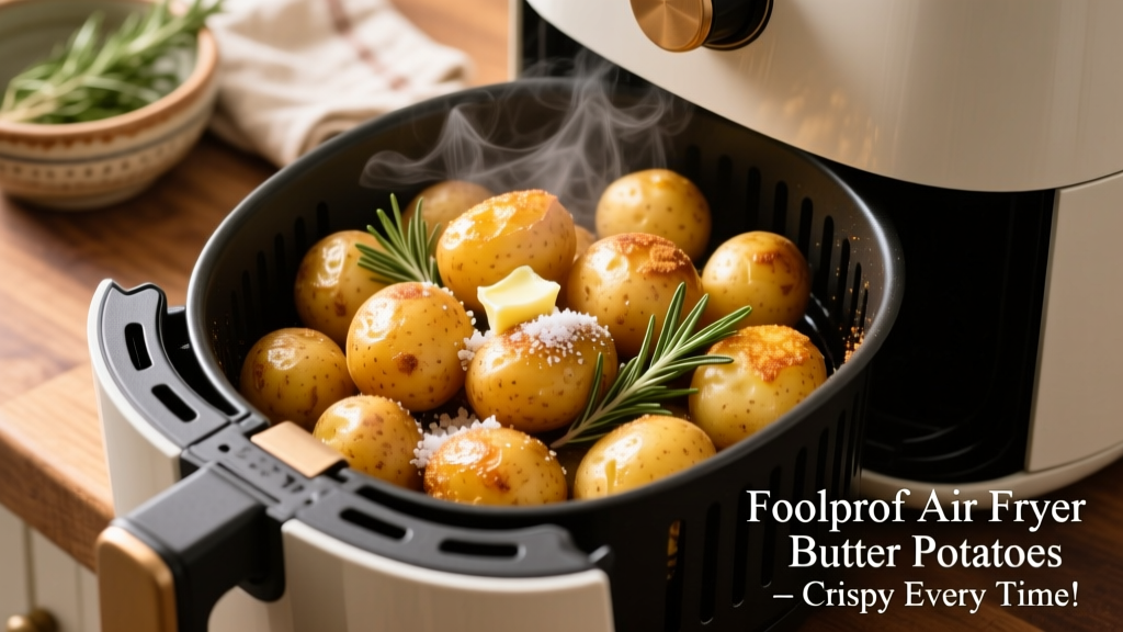 Butter Potatoes in Air Fryer: Crispy, Golden & Foolproof