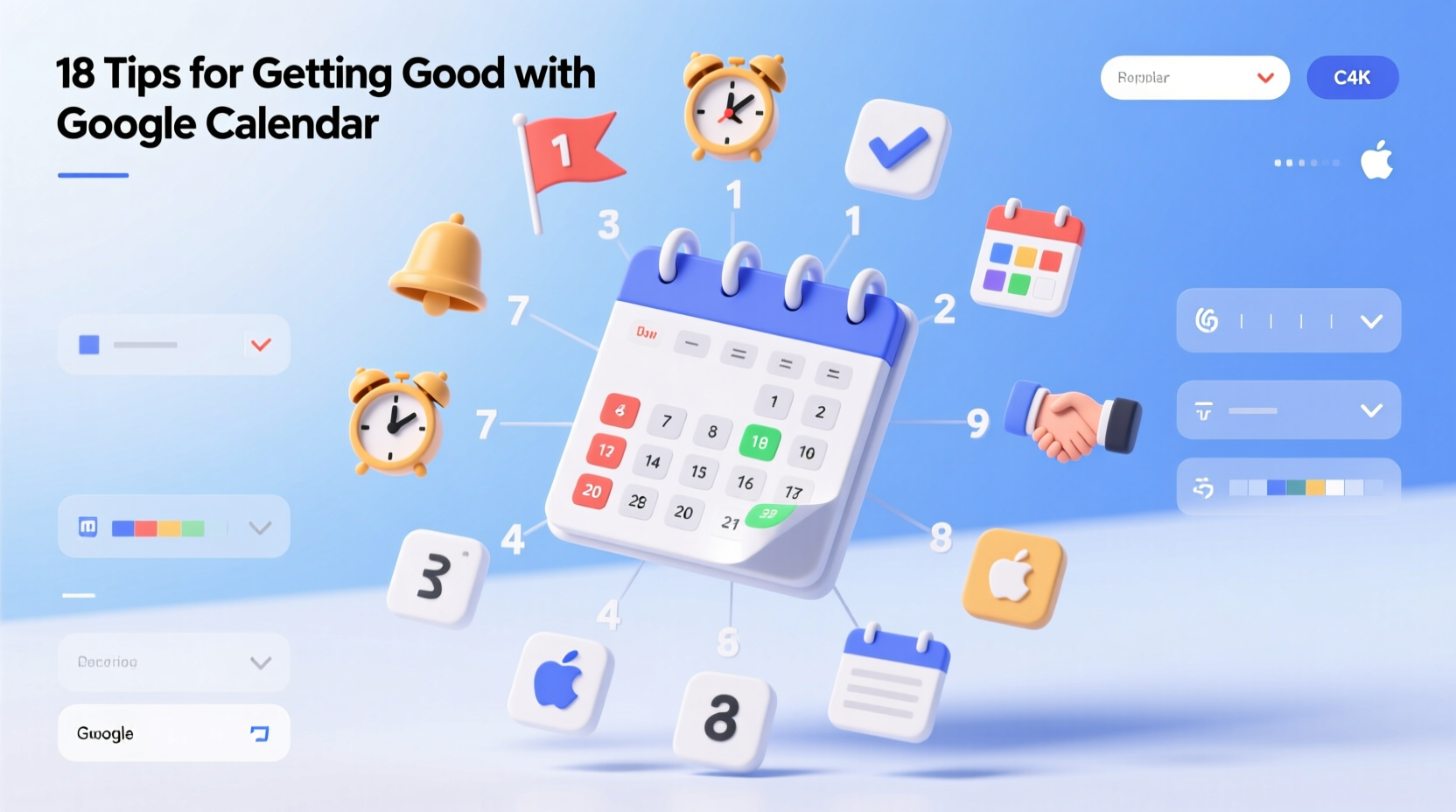 18 tips for getting good with google calendar