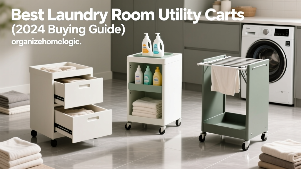 Best Laundry Room Utility Carts (2024 Buying Guide)
