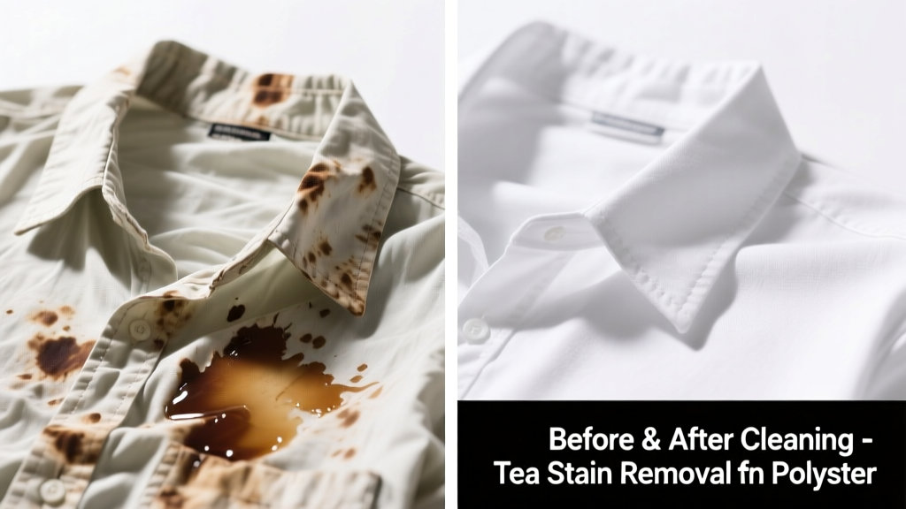 How to Remove Tea Stains from Polyester Fabric
