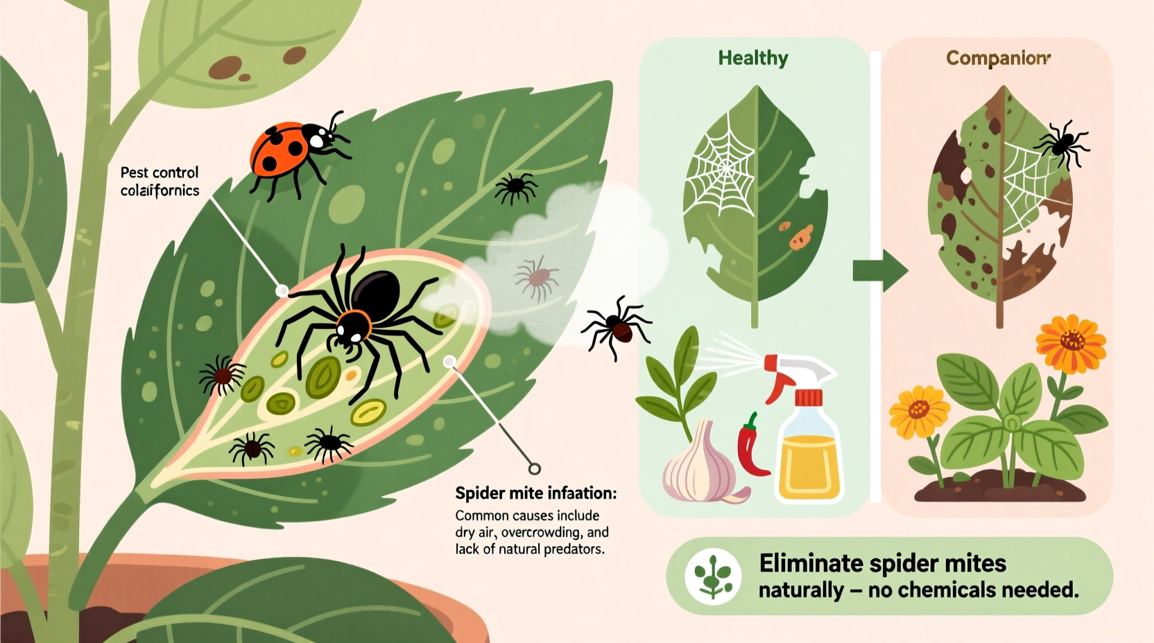 why do my plants get spider mites and how to eliminate them naturally