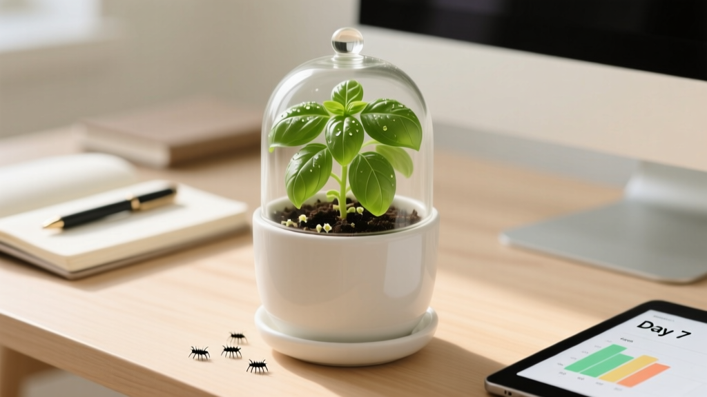 Fungus Gnats Stopping Basil Growth? Fix in 7 Days