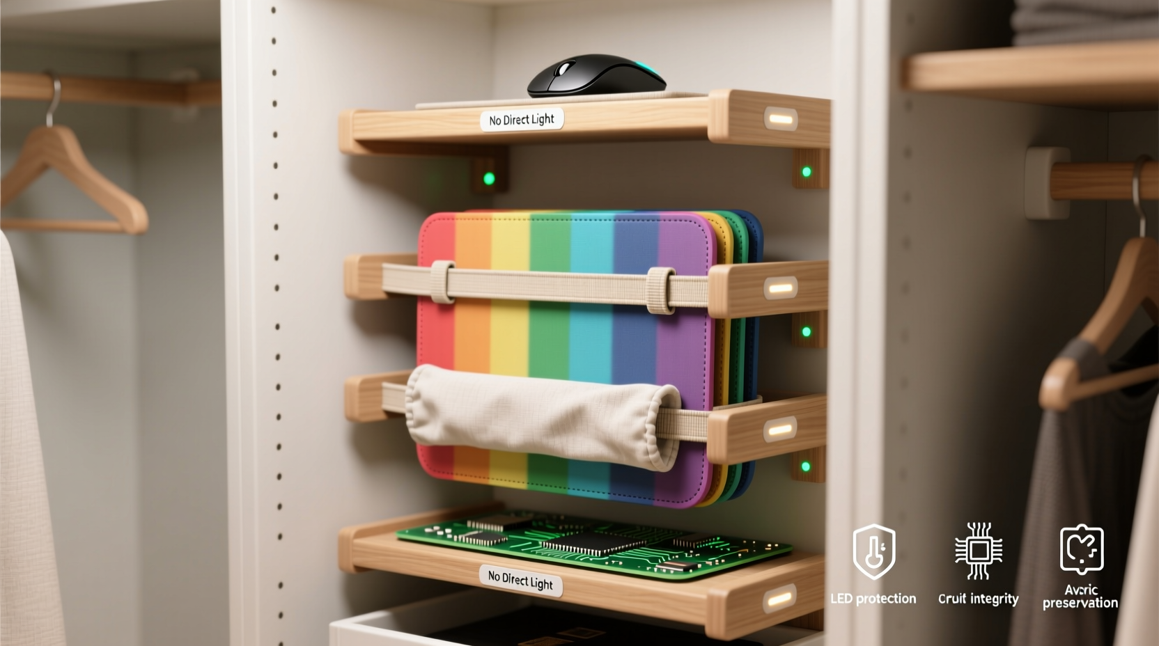 rgb mousepad closet storage tips
