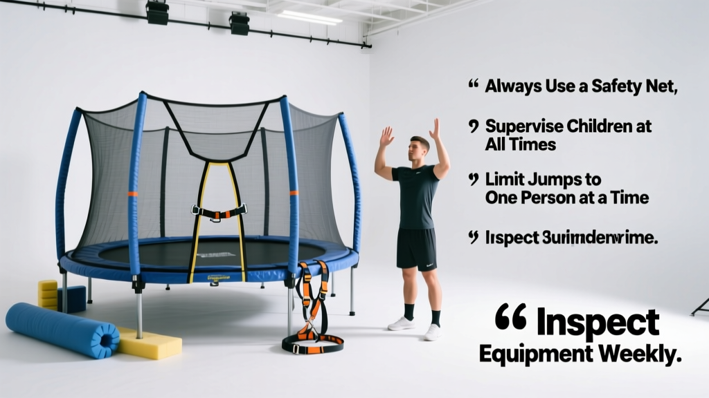 Trampoline Safety Tips for Backyard Jumps