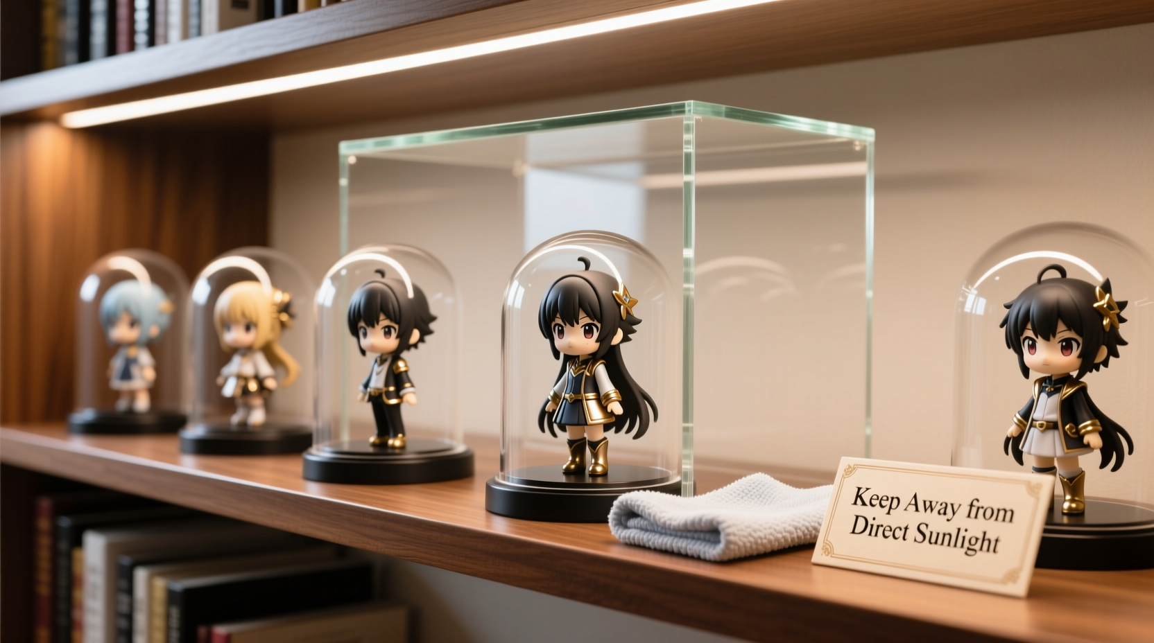 anime figurines collection tips to prevent dust buildup and fading