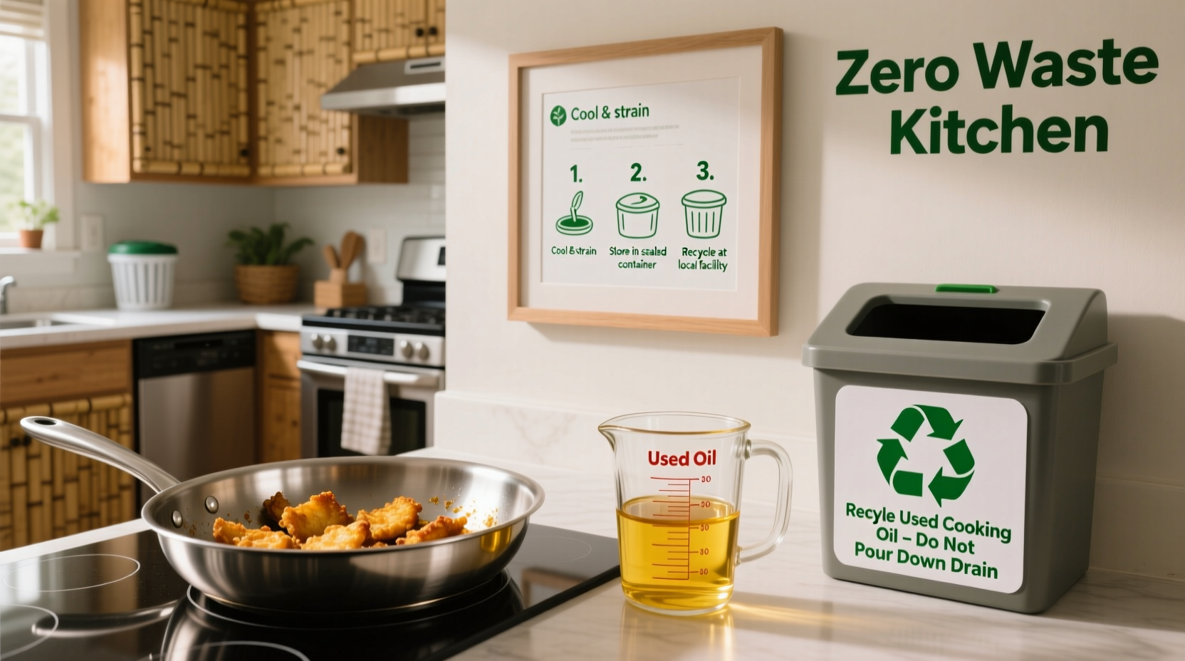 what to do with used cooking oil