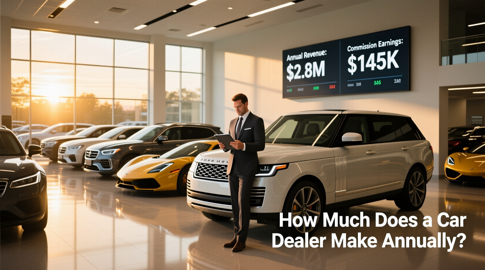 how much does a car dealer make