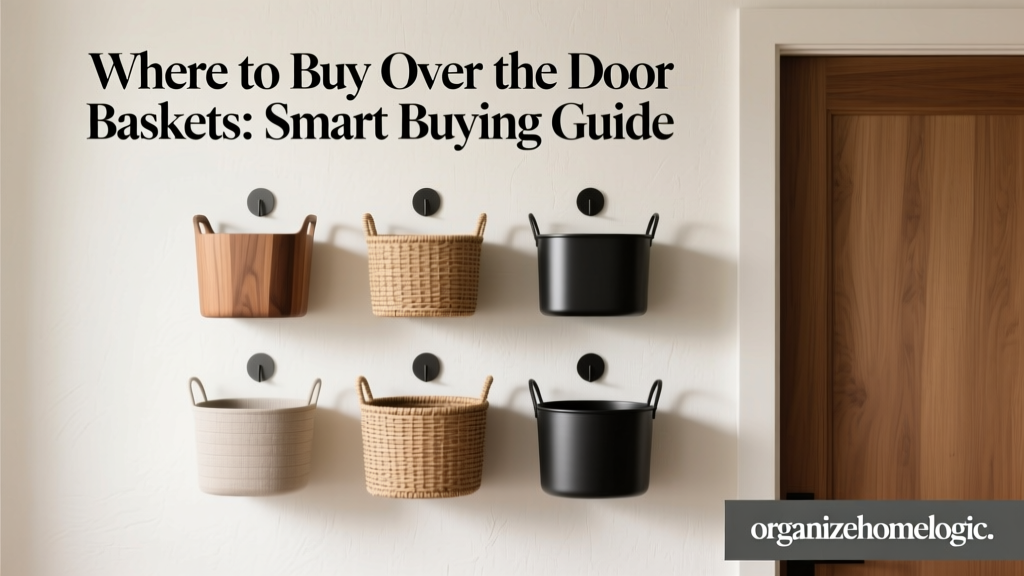 Where to Buy Over the Door Baskets: Smart Buying Guide