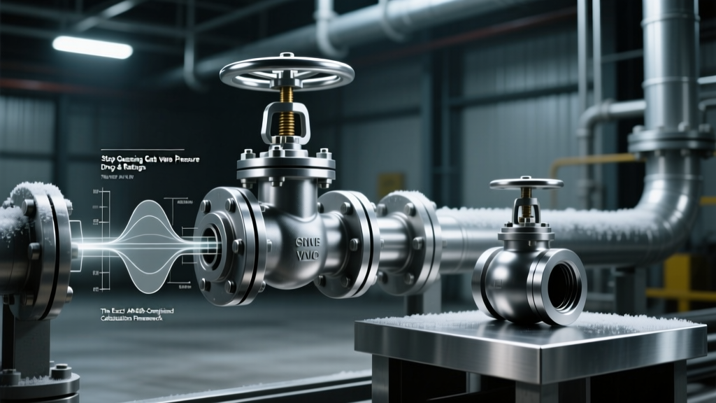 API-600 Gate Valve Pressure Drop & Rating Calculator