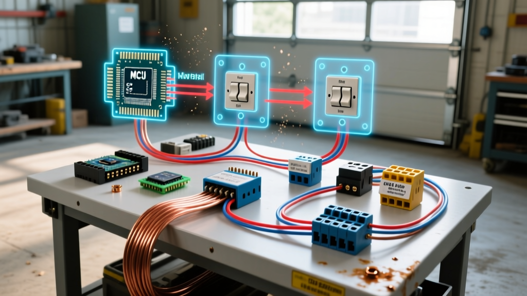 Show Me a Wiring Diagram for a 3 Way Switch: Motor Control