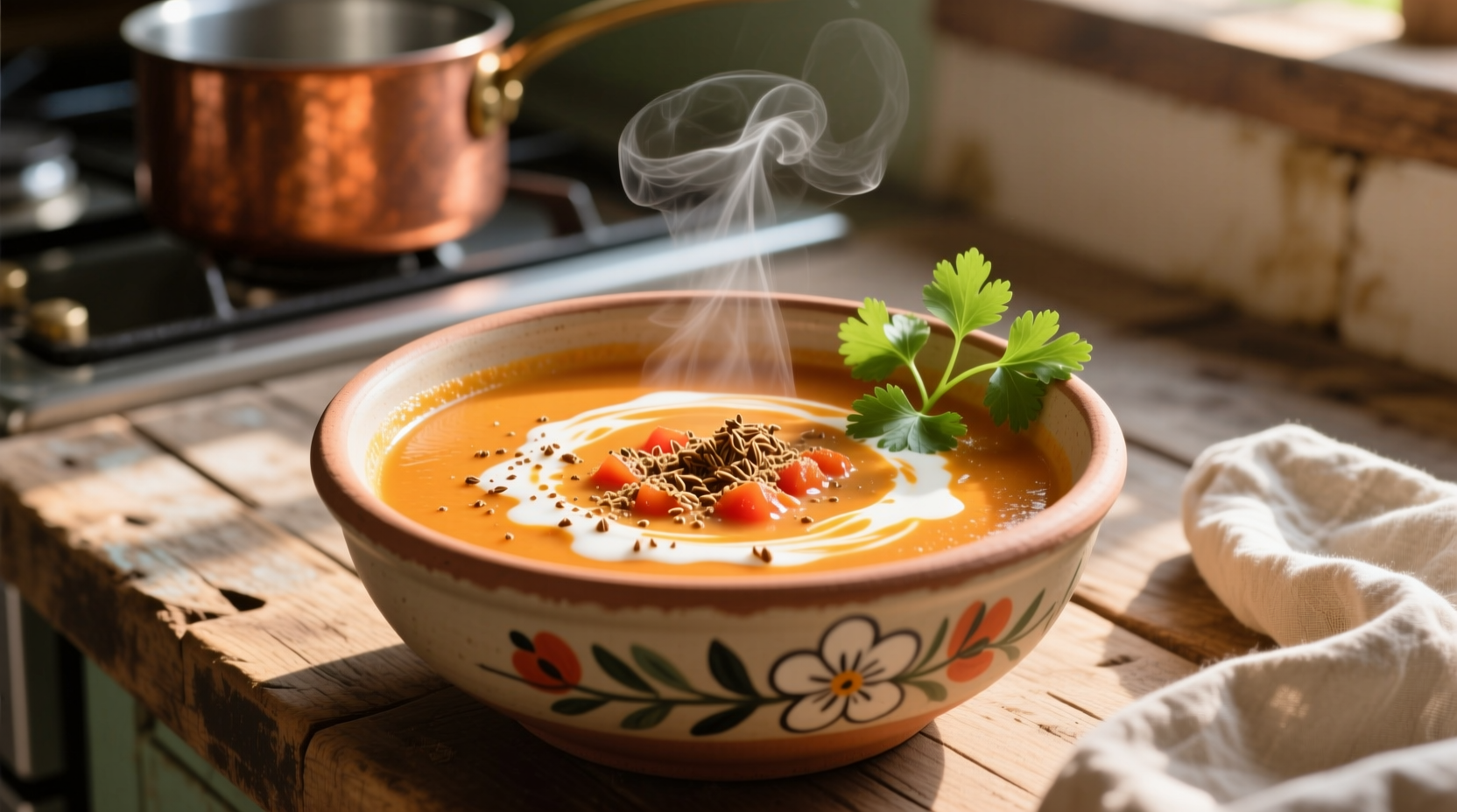 tomato soup with coconut milk