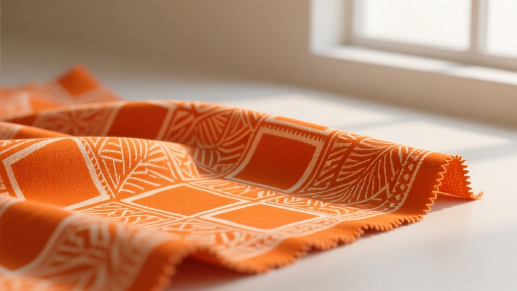 Orange Block Print Fabric: A Designer’s Guide to Quality & Craft