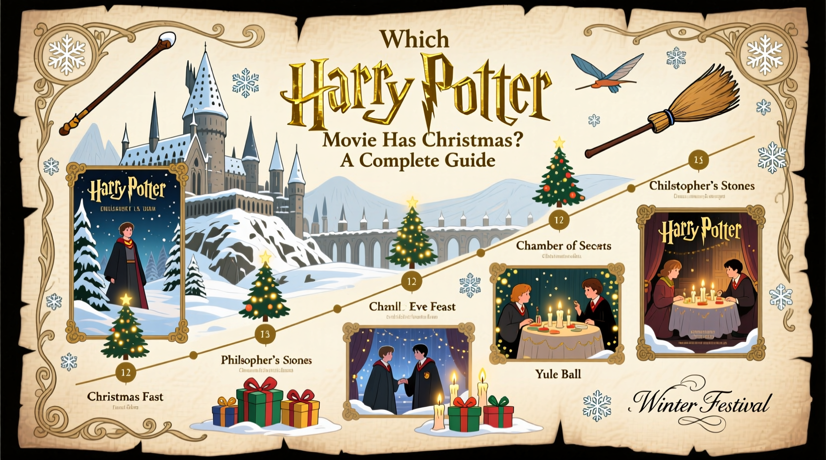which harry potter movie has christmas
