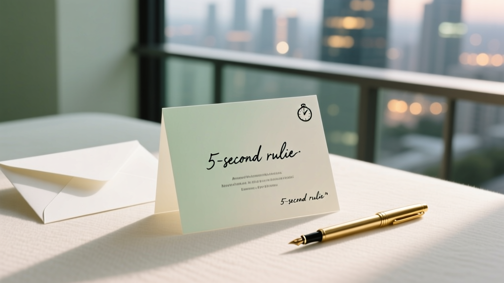 Apartment on Wedding Invites: The 5-Second Rule (2026)