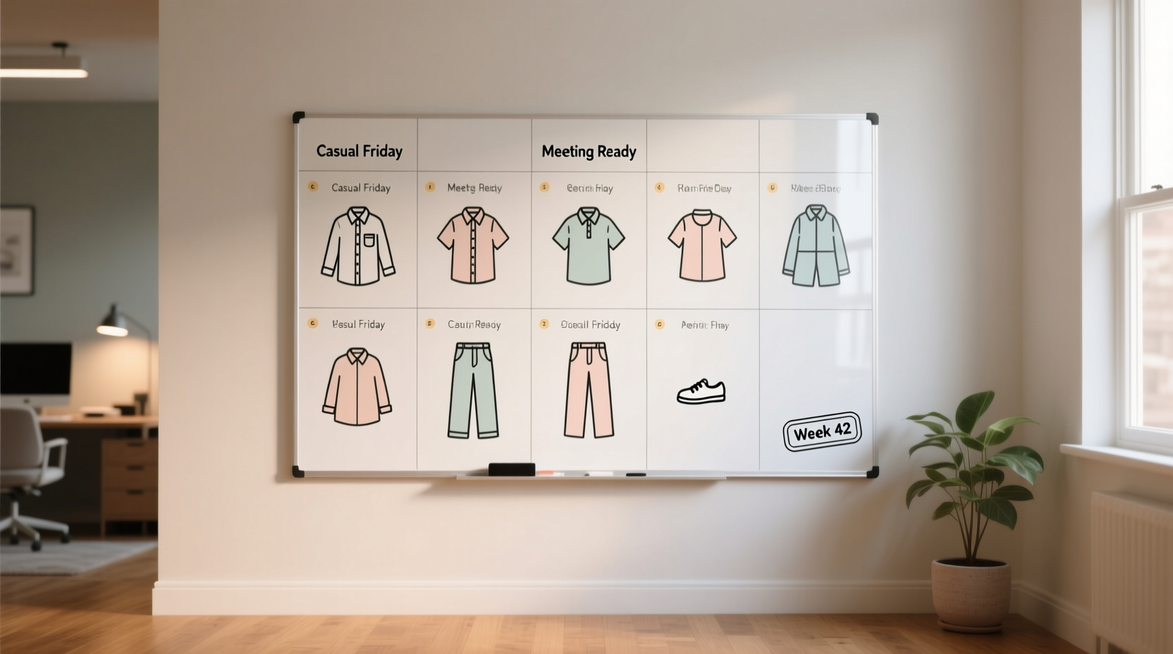 whiteboard wall for outfit planning worth it