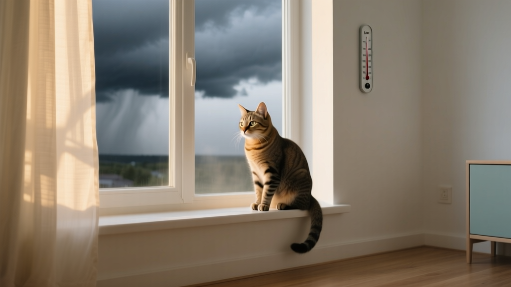 Can weather affect cats behavior? Yes
