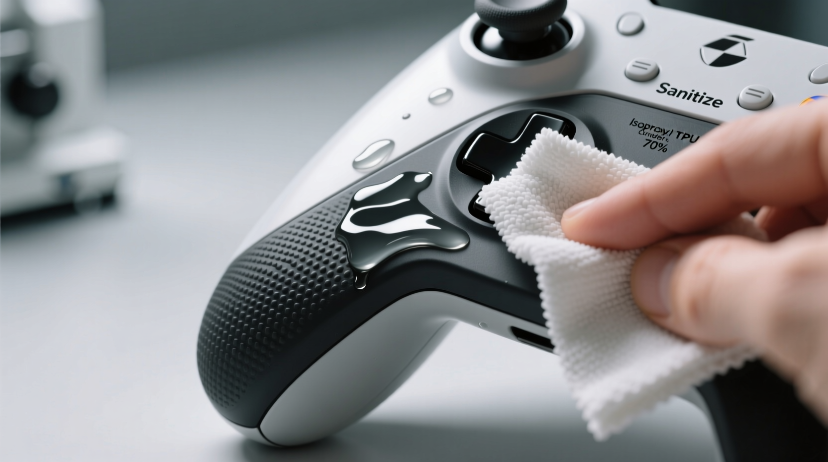 eco friendly cleaning sanitize tpu controller grips