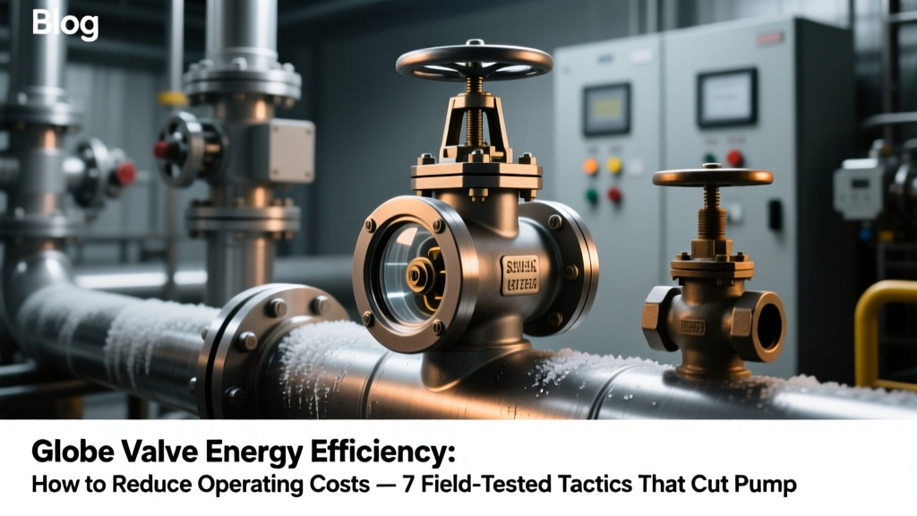 Globe Valve Energy Savings: 7 Tactics Cut Pump Energy 18–32%