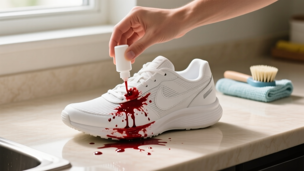 Easy & Proven: How to Get Blood Out of White Shoes