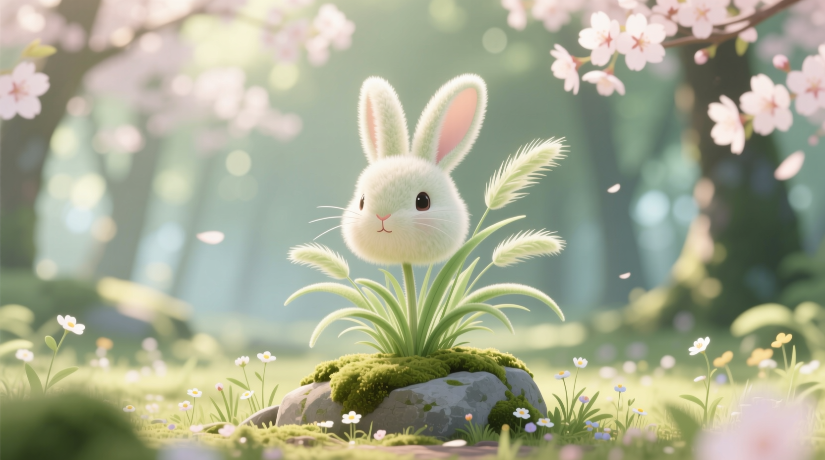 bunny grass plant