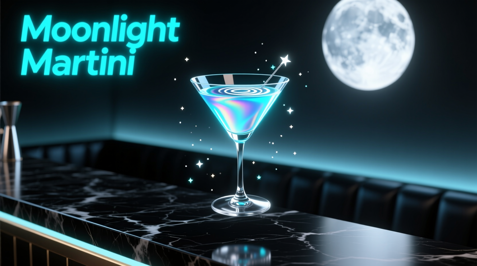 moonlight martini trend is glowing drink art here to stay