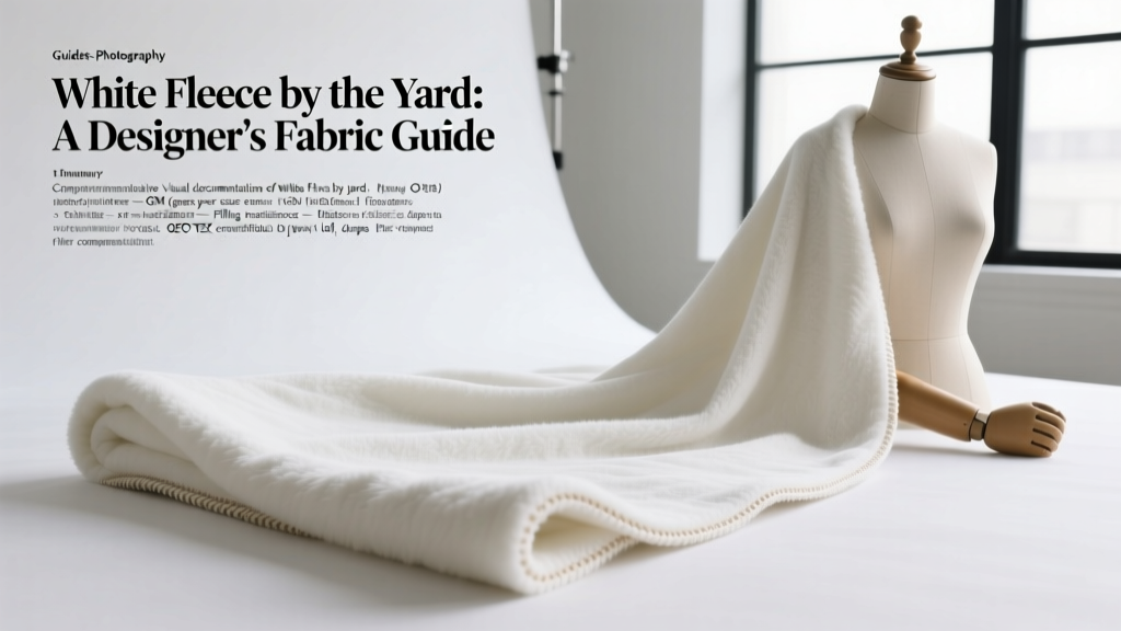 White Fleece by the Yard: A Designer’s Fabric Guide