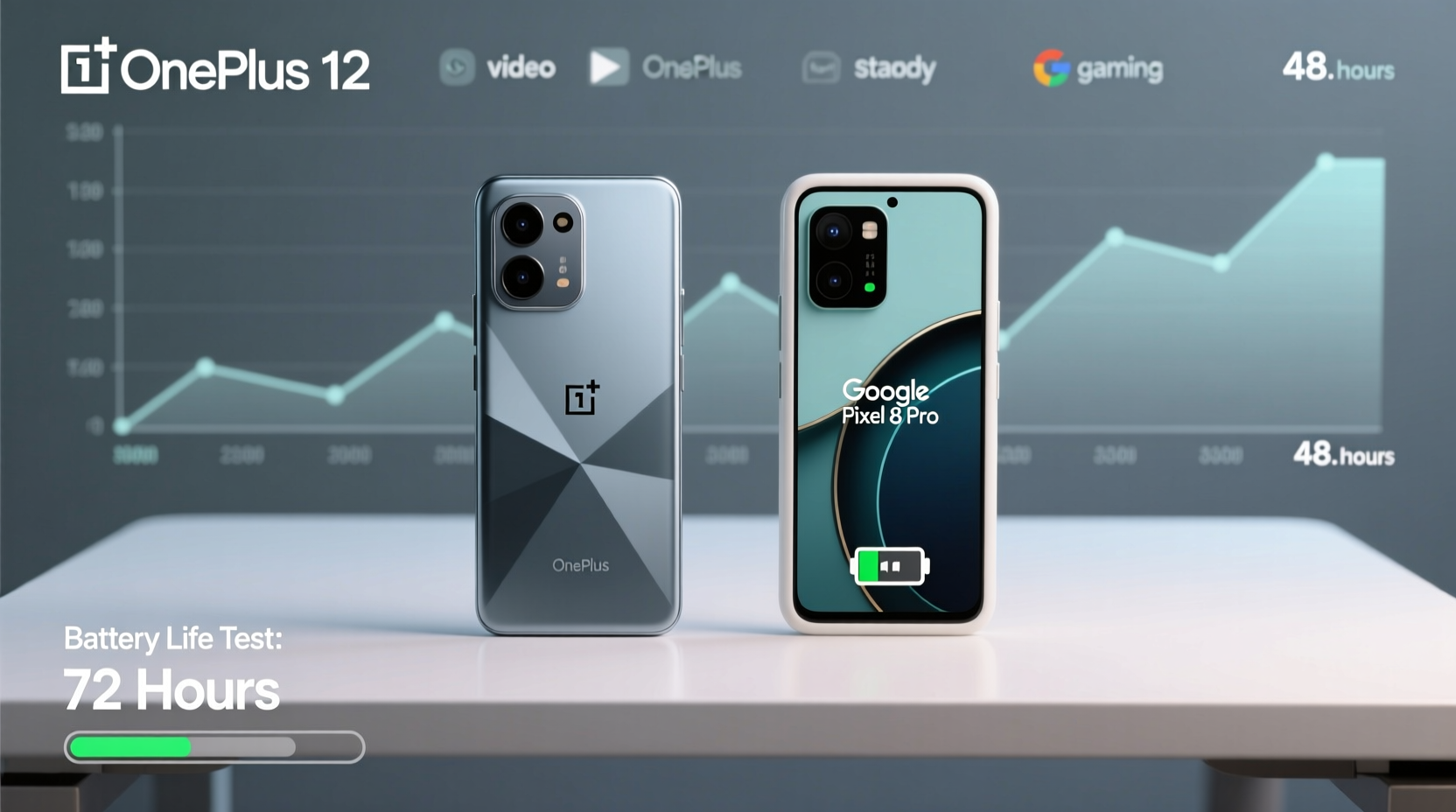 oneplus 12 vs pixel 8 pro which android flagship lasts longer