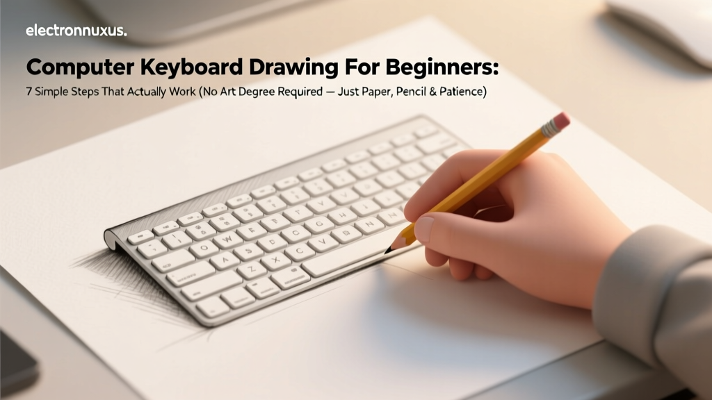 Computer Keyboard Drawing For Beginners: 7 Simple Steps That Actually Work (No Art Degree Required — Just Paper, Pencil & Patience)