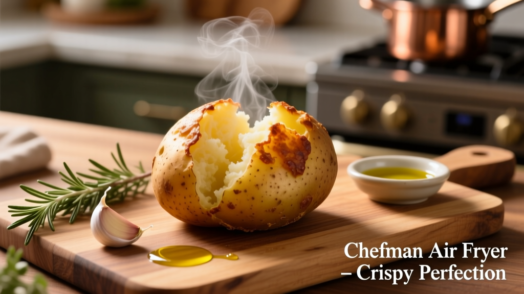 Perfect Baked Potato in Chefman Air Fryer (Easy & Crispy!)