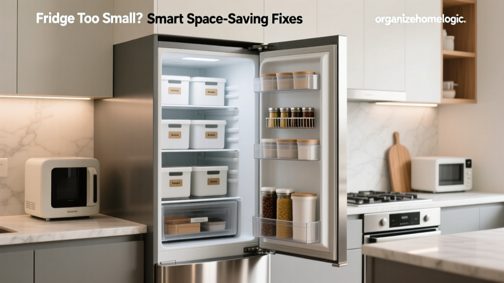 Fridge Too Small? Smart Space-Saving Fixes