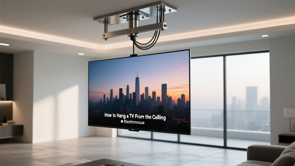 How to Hang a TV From the Ceiling Safely